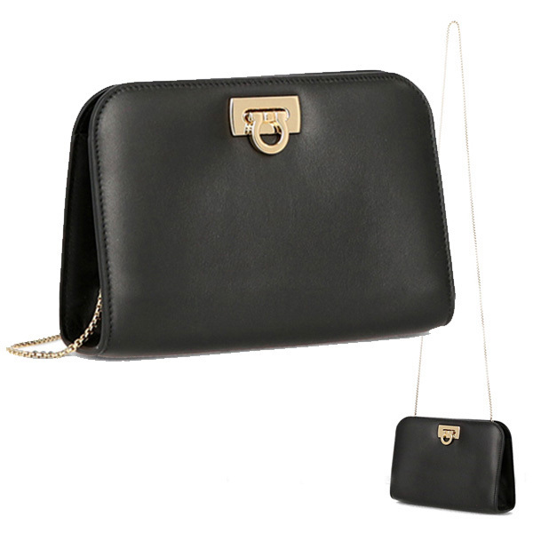Salvatore Ferragamo☆ガンチーニ チェーン ショルダーバッグ