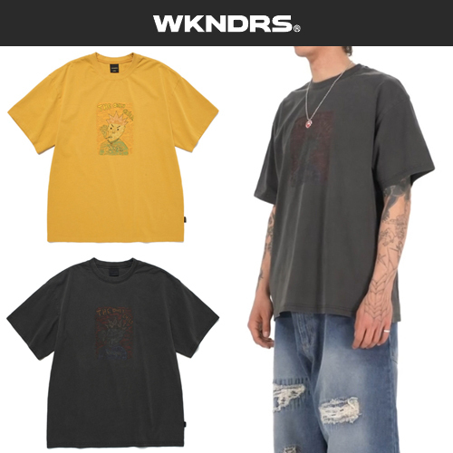 ★2025SS新作★WKNDRS★CHILD PIGMENT DYED T-SHIRT