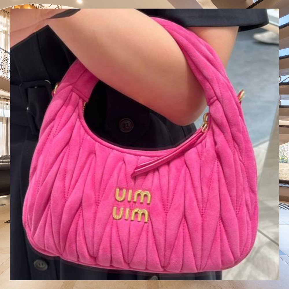 《大人かわいい》【MiuMiu】ワンダー マテラッセスエード バッグ