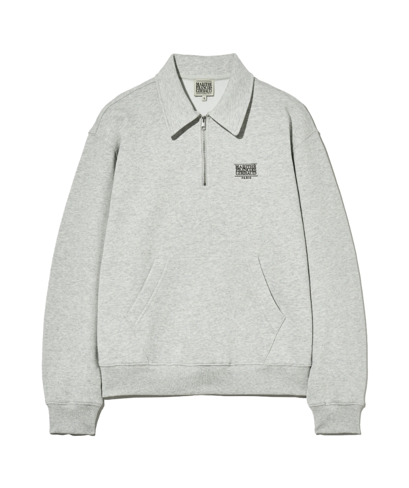 【MARITHE】★関税込★クラシックロゴカラー ハーフジップアップ MARITHE】☆関税込☆クラシックロゴカラー ハーフジップアップ