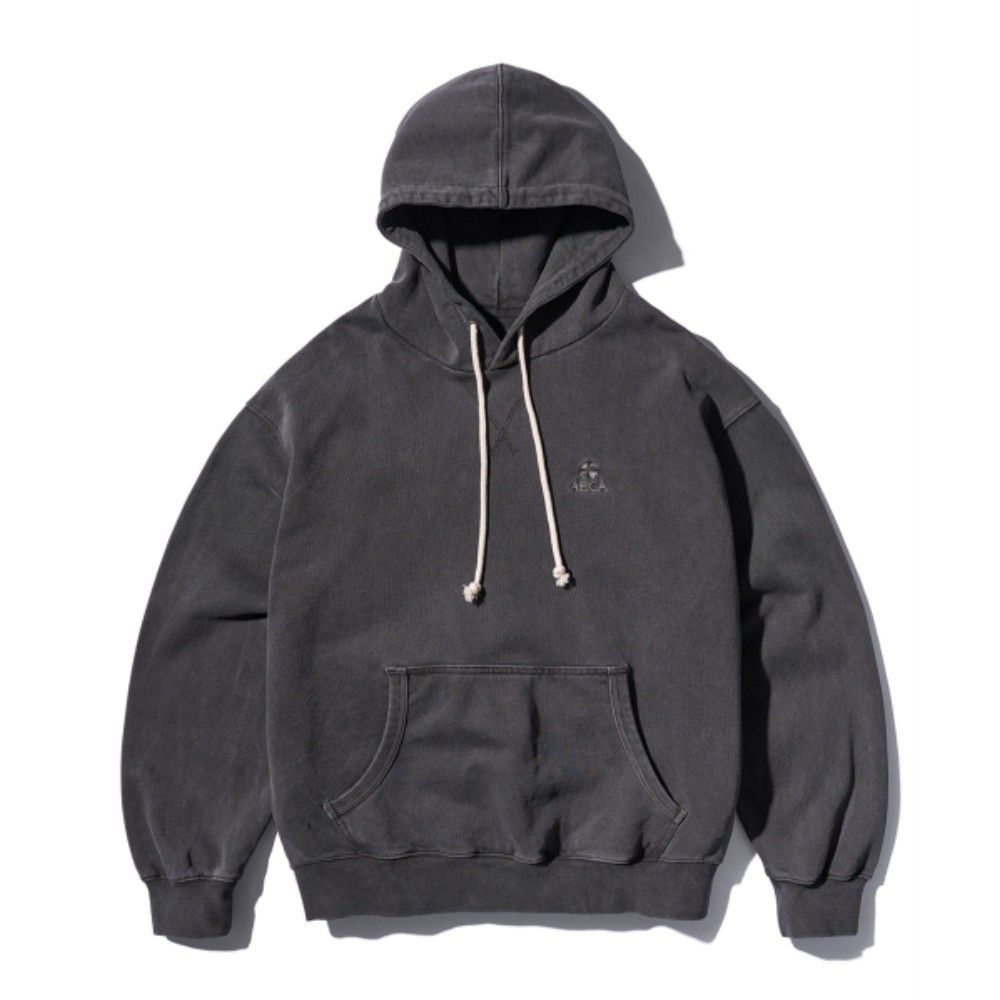 パーカー・フーディ AECA WHITE EVERYDAY AECA CLOVER HOODIEWASHED CHARCOAL