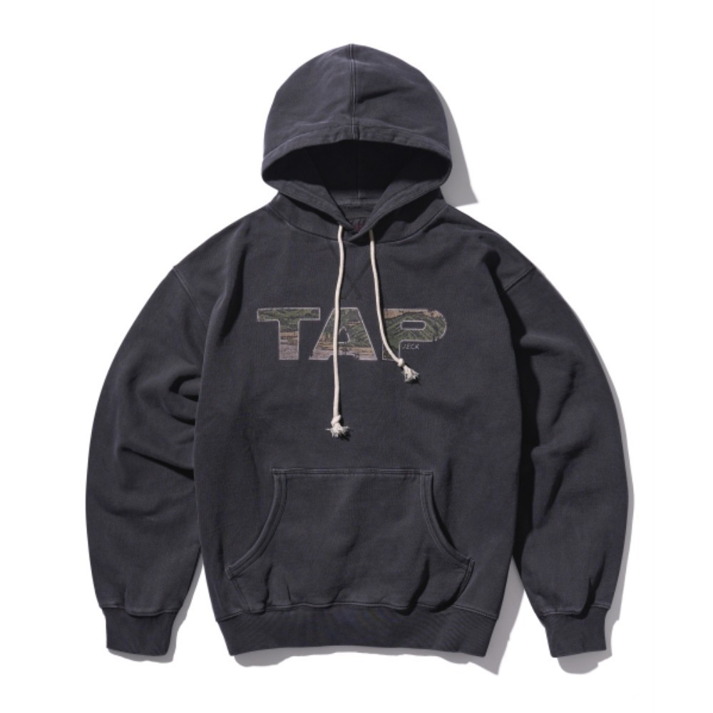 パーカー・フーディ AECA WHITE NATURE TAP HOODIE SWEATWASHED CHARCOAL