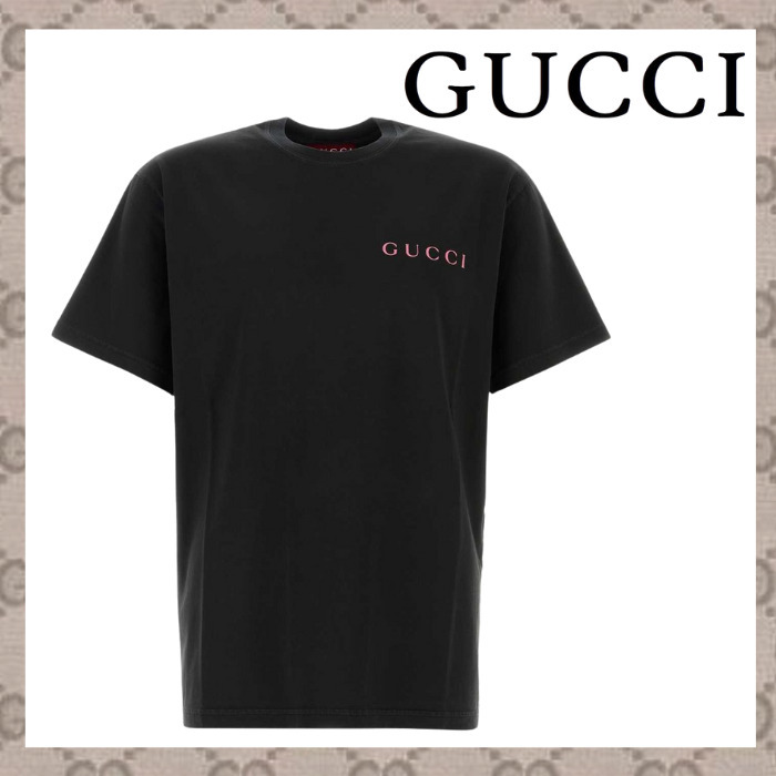 関税込★VIP価格【GUCCI】コットンジャージー プリント Tシャツ