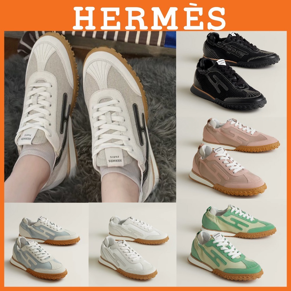 'スエードとナッパレザー'【HERMES】スニーカー