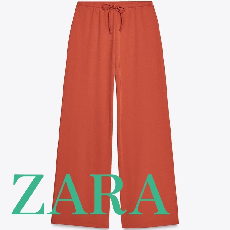 【ZARA】STRAIGHT-LEG テクスチャー パンツ 3641/335/670