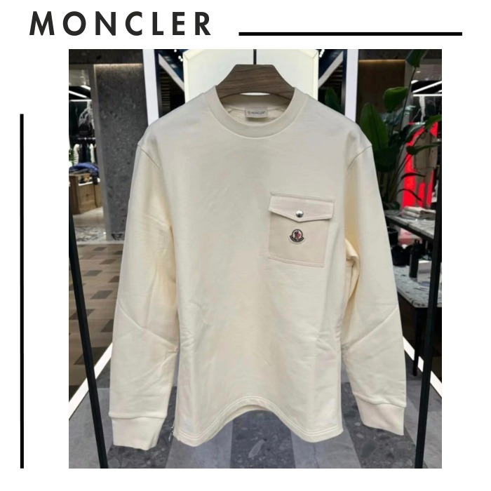MONCLER モンクレール●サイドジップ&ポケット スウェットシャツ
