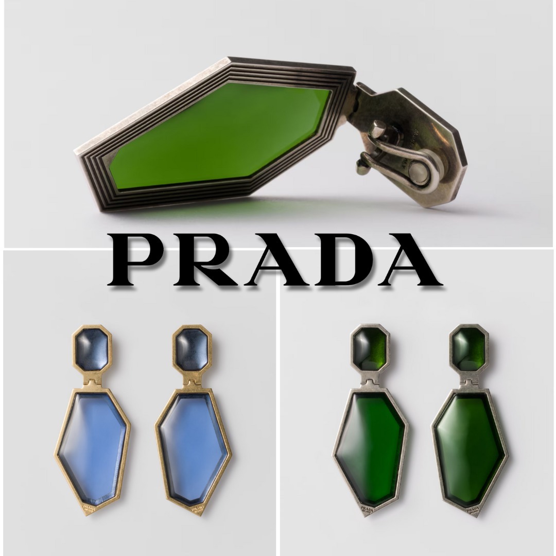 【ランウェイ】PRADA プラダ メタル ロゴ ピアス 2色 340513657_2.jpg