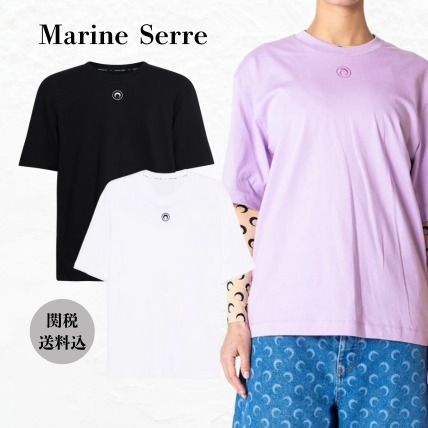【MARINE SERRE】関税送料込 オーバニックTシャツ 男女兼用