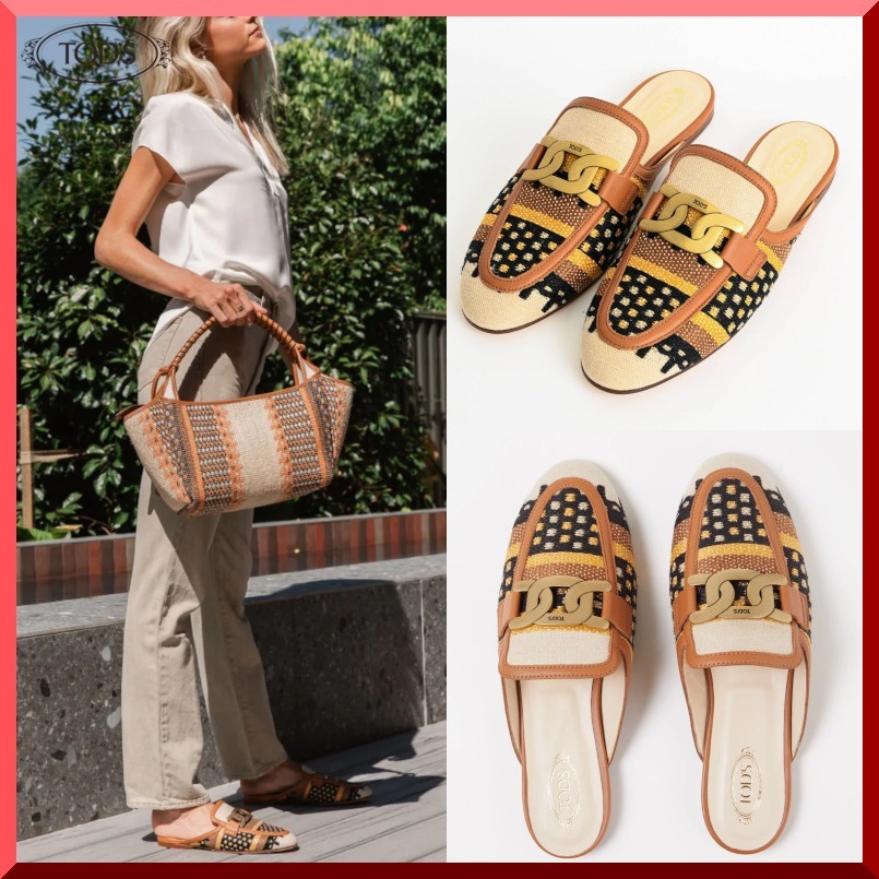 VIP価格☆【TOD'S】Kate ケイト フラットミュール 関税/送料込み