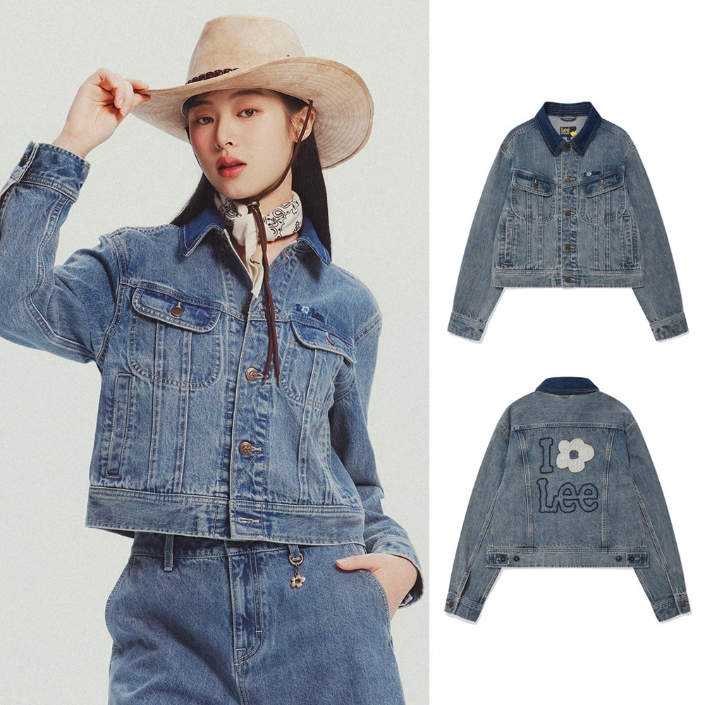 [Wacky WiLLy×LEE] Women's Denim Jacket _indigo