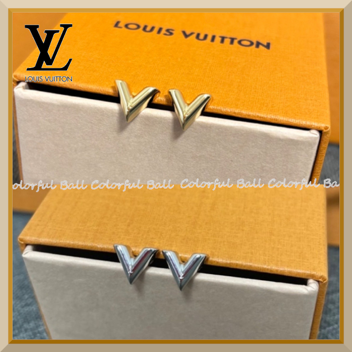 【国内発送】Louis Vuitton エセンシャル V ピアス