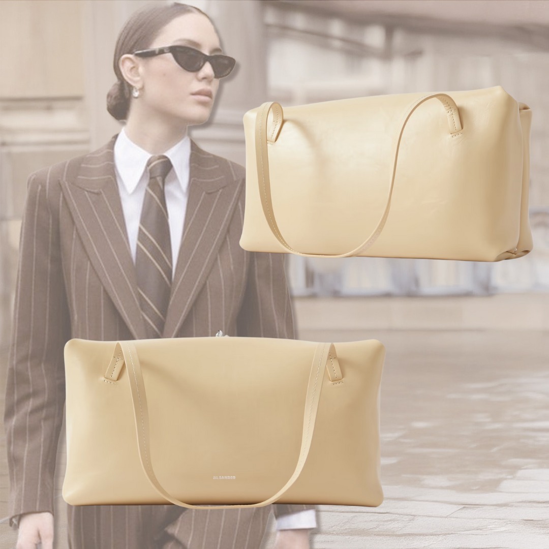 【ミニマルで都会的】JILSANDER レザー ミディアム トートバッグ