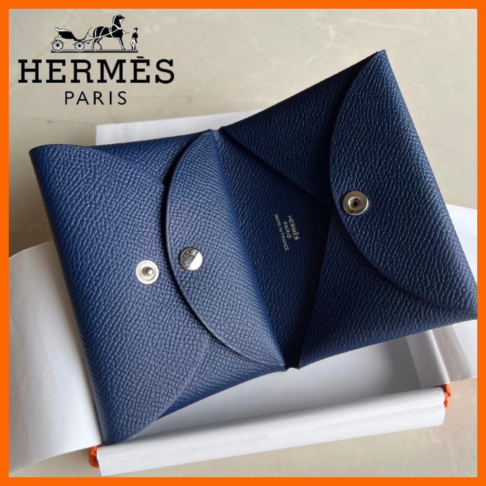 【シンプルで上品♪】HERMES カルヴィデュオ 財布