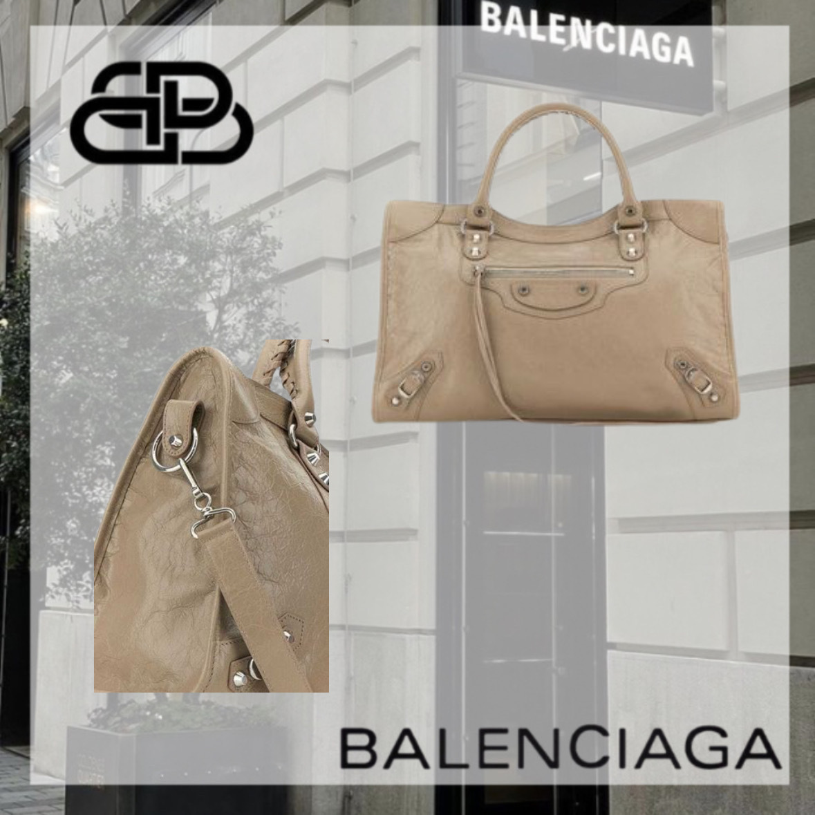 関税送料込 BALENCIAGA ハンドバッグ