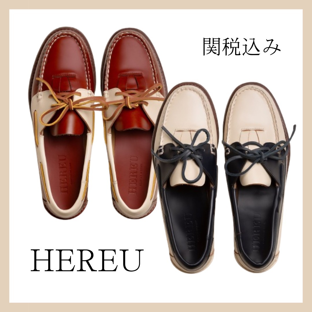 【HEREU】SALER BICOLOUR Lace-up Loafer