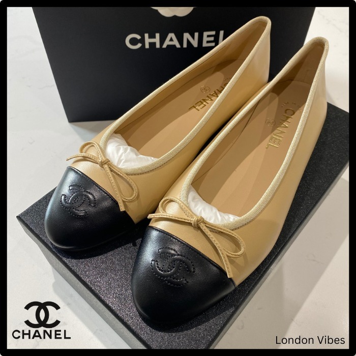 上品デザイン◎ CHANEL バレエシューズ