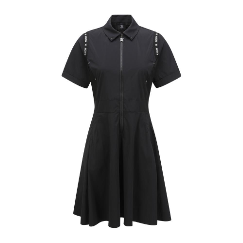 ■ANEW GOLF■ WOMEN WOOVEN COLLAR ONEPIECEBK