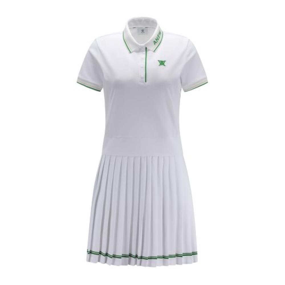 ■ANEW GOLF■ WOMEN PLEATED SKIRT PIQUE ONE PIECEWH