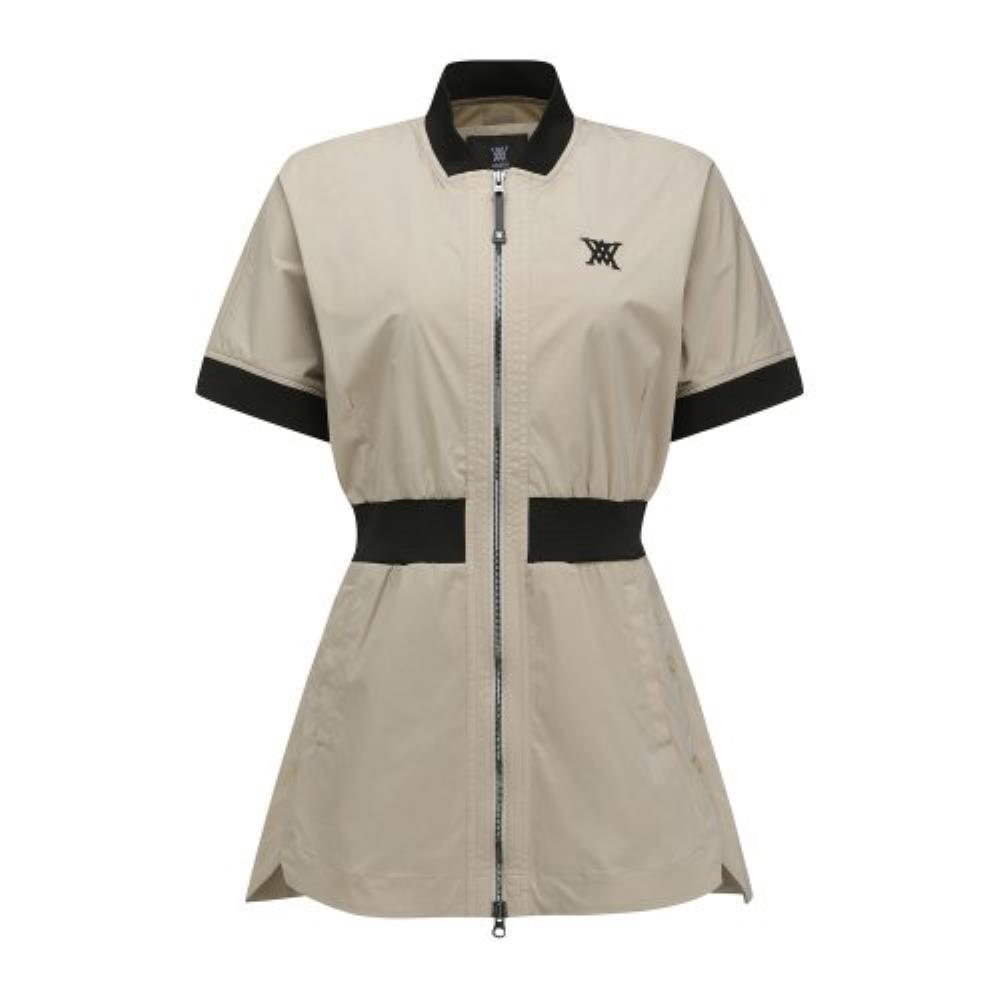 ■ANEW GOLF■ W MEDIUM LENGTH SHOT SLEEVE ONEPICE JACKETBE