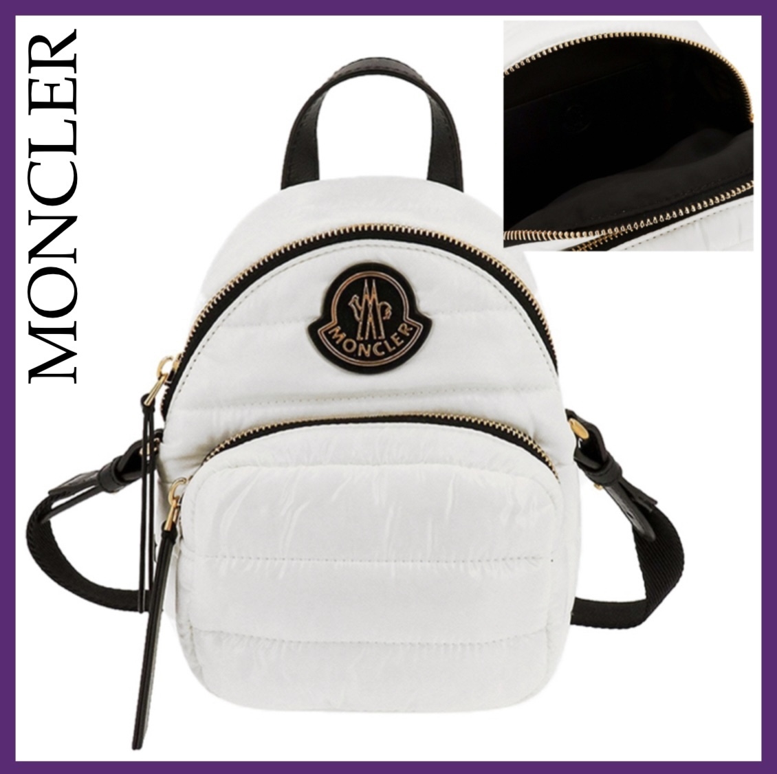 ☆MONCLER☆ KILIA ロゴ パディング リュック バックパック