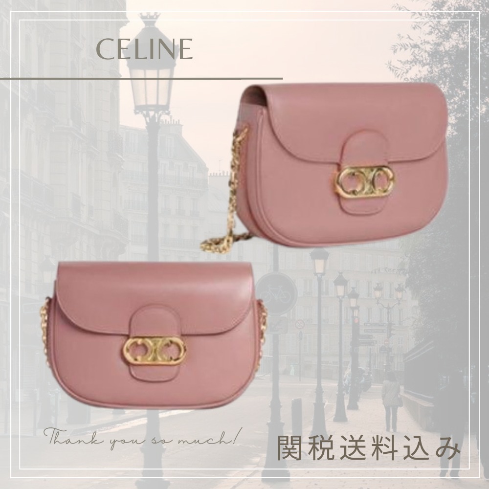 【CELINE】スモール トリオンフ ショルダー バッグ ピンク