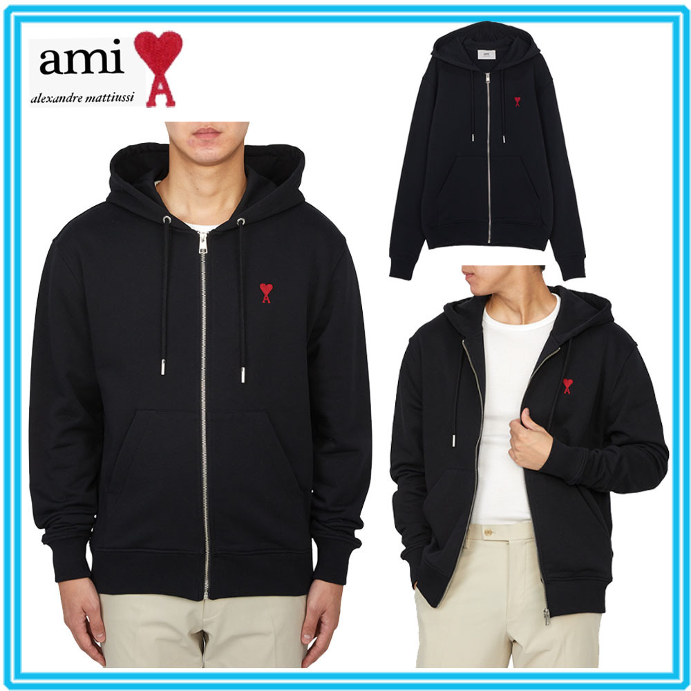 VIP☆関税・送料込み【Ami Paris】Ami de Coeur パーカー AMI PARIS】Ami de Coeur ジップパーカー☆送料関税込