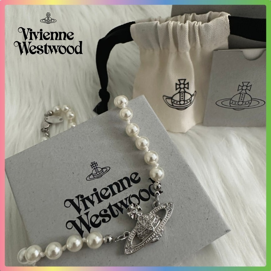 [Vivienne Westwood]★Mini Bas Relief Choker Silver★