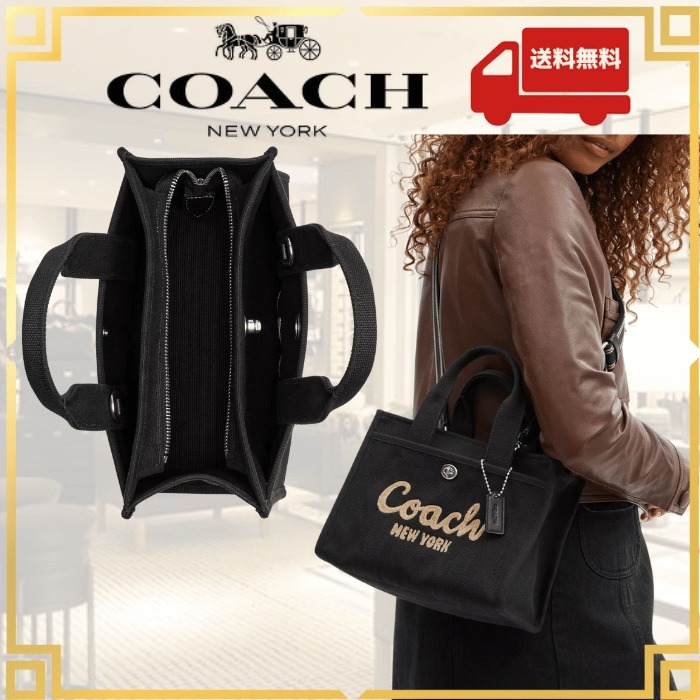 Coach フィールドロゴアップリケ トートバッグ