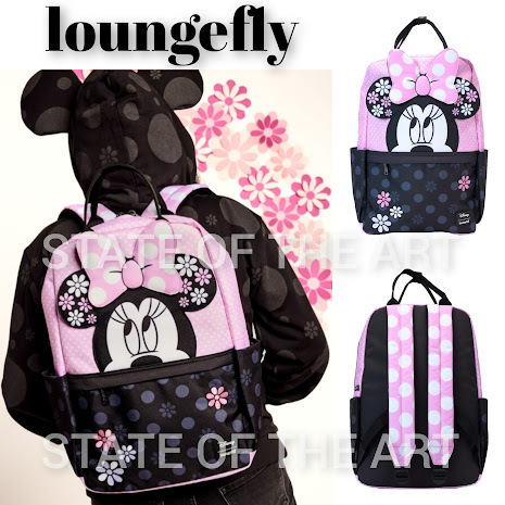 【LOUNGE FLY】ミニ― フローラル ROCK THE DOTS バックパック