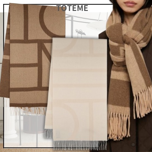 SS25 ■Toteme■ ウール フリンジストール
