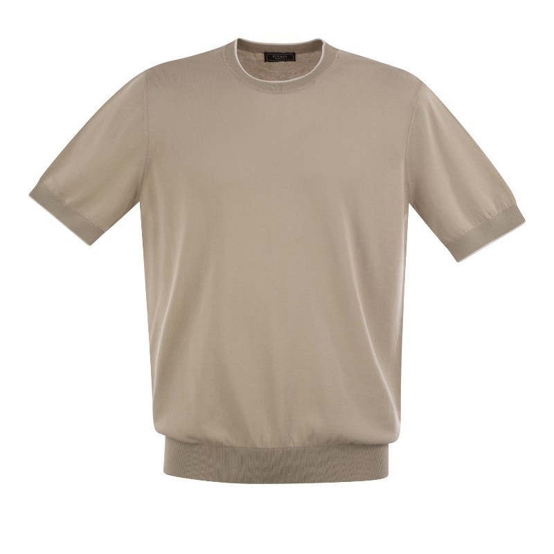 Tシャツ・カットソー PESERICO SS25 T-shirt in pure cotton yarn (R59003F14 H44)