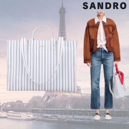 SANDRO (サンドロ) バッグ チェーン ショルダー スエード 黒