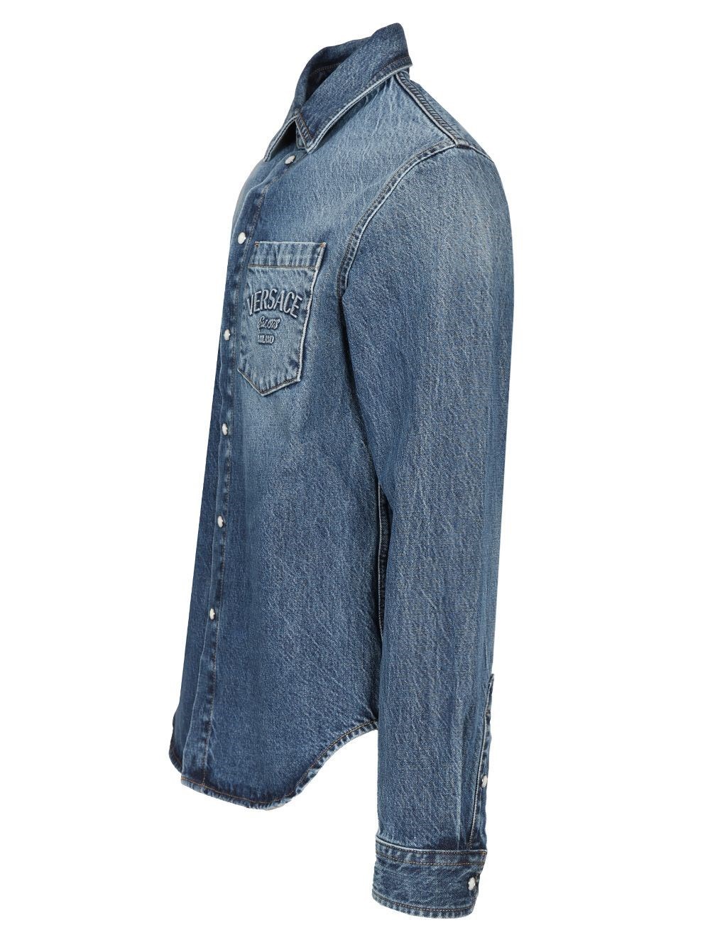 VIP【関税送料無料】希少・入手困難 VERSACE デニムシャツ VIP【関税送料無料】希少 Versace Versace Milano denim shirt