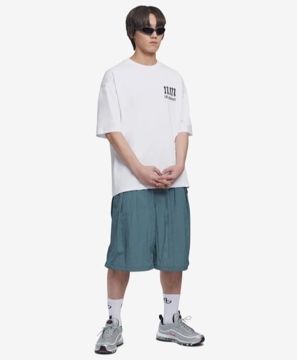 韓国男子 人気 ショートパンツ[NOMANUAL]SHADE BELTED SHORTS NOMANUAL】SHADE BELTED SHORTS | OUR BRAND,NOMANUAL