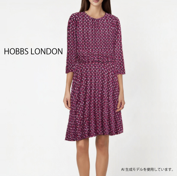 HOBBS LONDON】Bayview Jersey Dress ワンピース