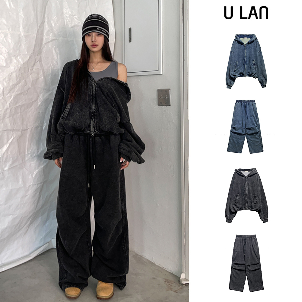【U LAN】DETRO DENIM WASHING SET UP