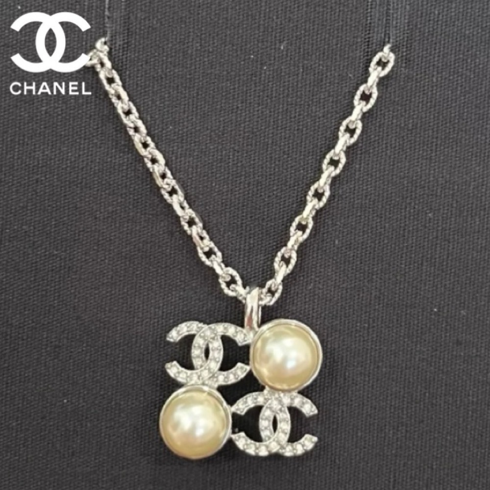 CCロゴ×パールの存在感◎【CHANEL】ペンダント