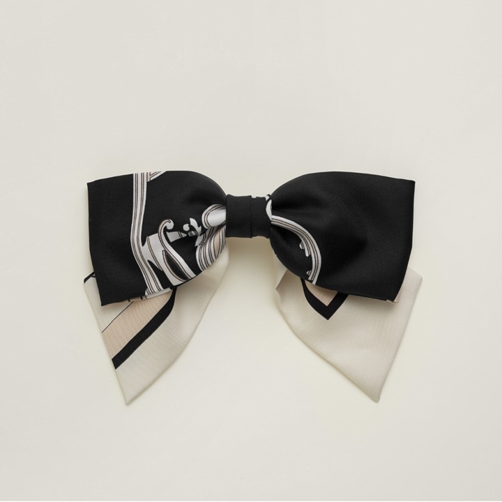 《可愛い♡》HERMES ヘアクリップ グルネル エクスリブリス