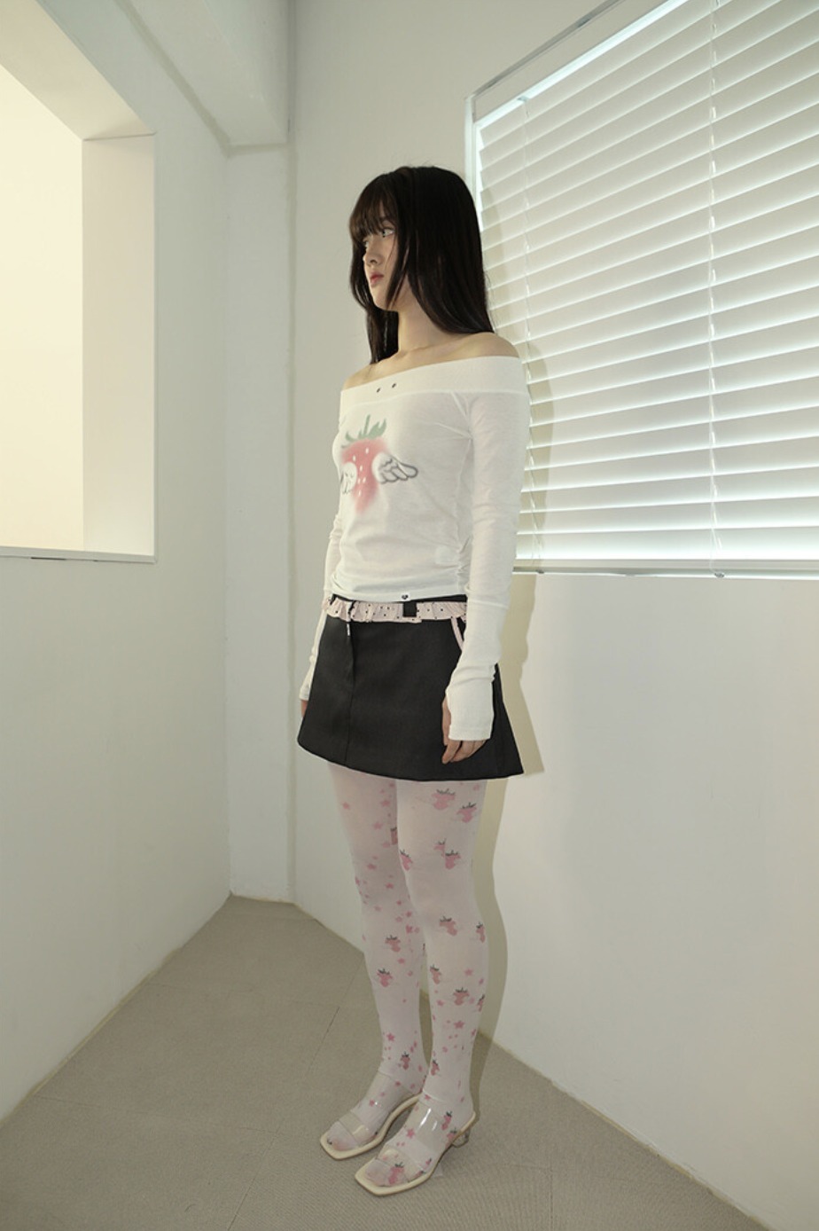 【NOFFICIALNOFFICE】POLKA DOT FRILL MINI SKIRT ミニスカート NOFFICIALNOFFICE】POLKA DOT FRILL MINI SKIRT ミニスカート