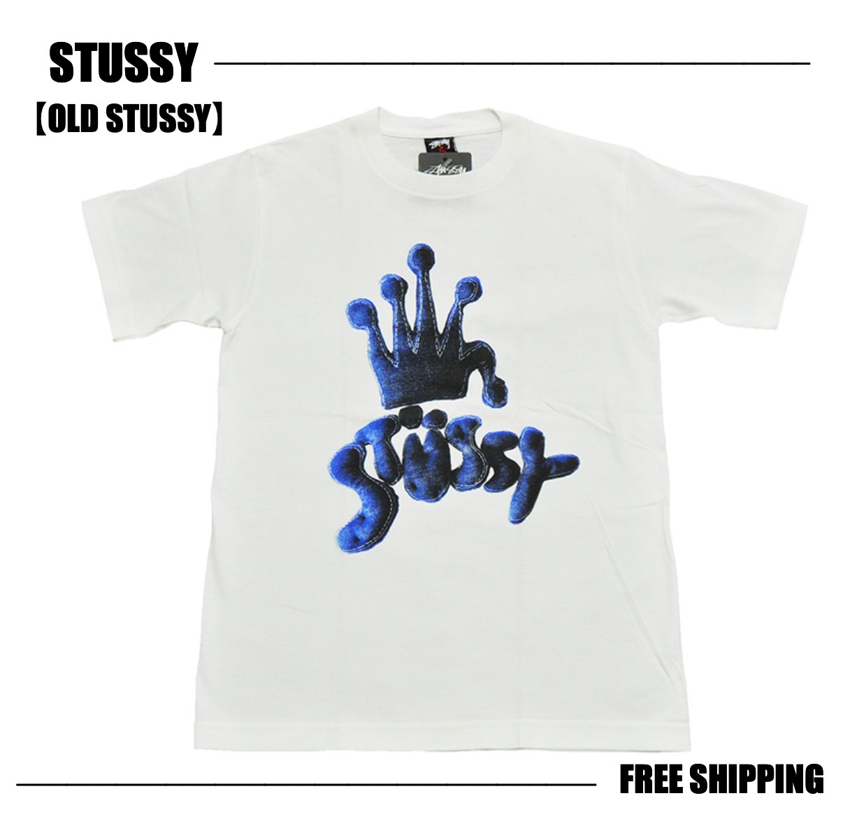 【OLD STUSSY】Stussy x Levi’s Crown Tee