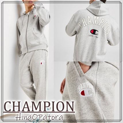 fuct champion別注スエットセットアップ グレー　ステッカー付き 激レア】FUCT × CHAMPION スウェット セットアップ 上下 M（fuct