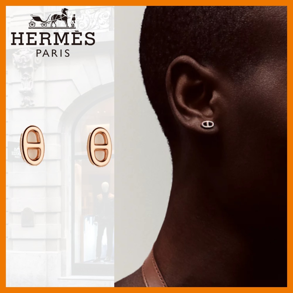 【うっとりする上品きらめき☆彡】HERMES ファランドール ピアス