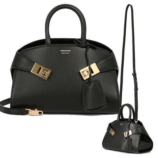 Salvatore Ferragamo☆ガンチーニ ハグ ショルダー トートバッグ
