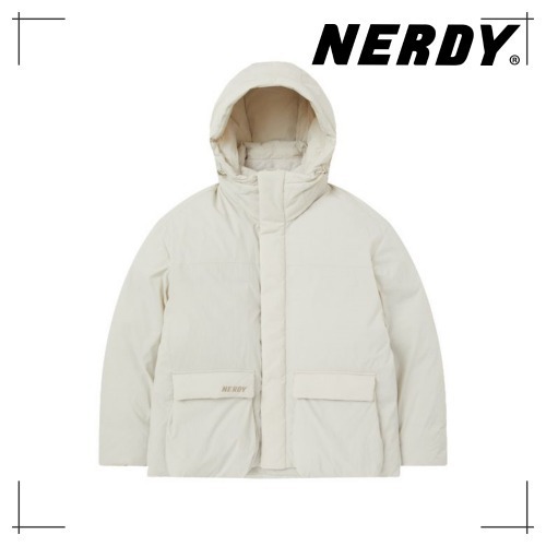 NERDY 公式正規品 ネオ ダウンジャケット Warm Gray