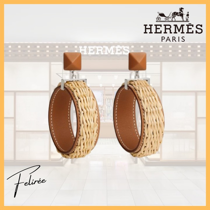 《人気☆》HERMES イヤリング メドール・ピクニック・ガイネ