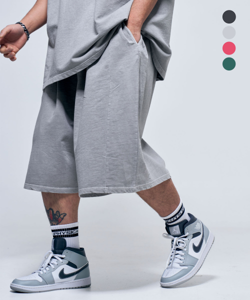ハーフ・ショートパンツ P2526 Pigdying Cut Bermuda Pants 4COLOR