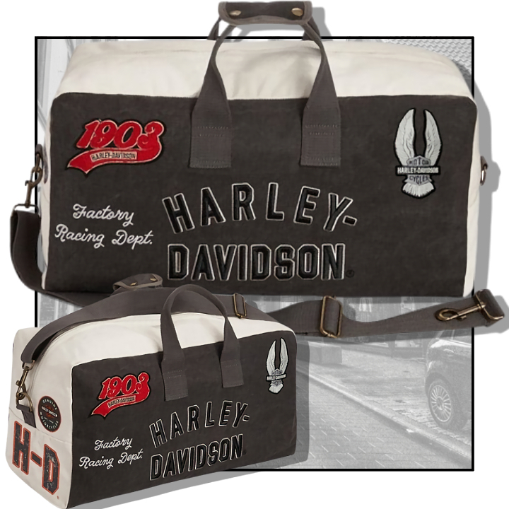 Harley Davidson ★ 機能性と大容量の収納の一品 ダッフルバック