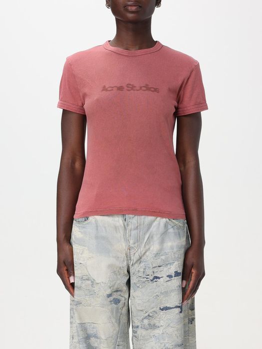 Tシャツ・カットソー ACNE STUDIOS Woman T-Shirt Rust