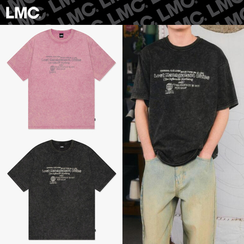 ★2025SS新作★LMC★ACID WASHED DOODLE LOGO TEE