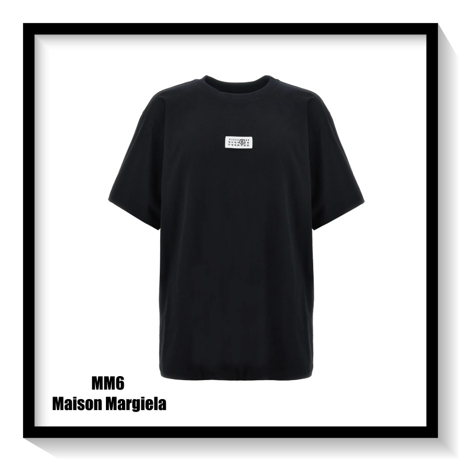 ★MM6 メゾンマルジェラ★ クルーネックＴシャツ ♪ブラック♪